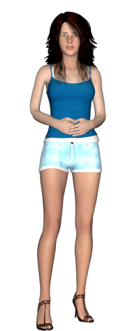 Lisa 3D Avatar Page